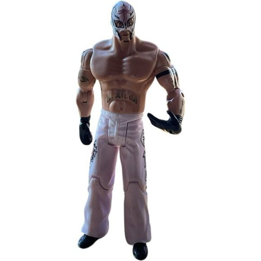 Rey Mysterio 2005 Jakks Pacific WWE 7" Wrestling Action Figure Loose Pink